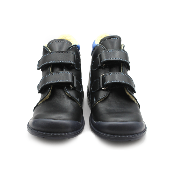 Pantofi supinați, căptușite, pentru băieți, model cu tractor [3]