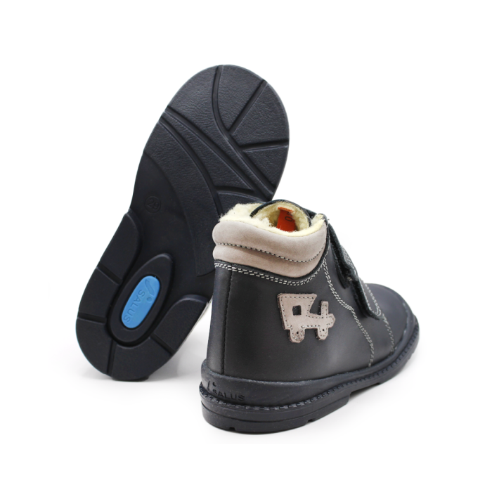 Pantofi supinați, căptușite, pentru băieți, model cu trenuleț [4]