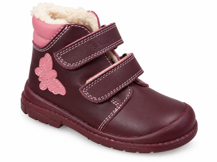 Pantofi supinați, căptușite, pentru fete, model cu fluture [2]