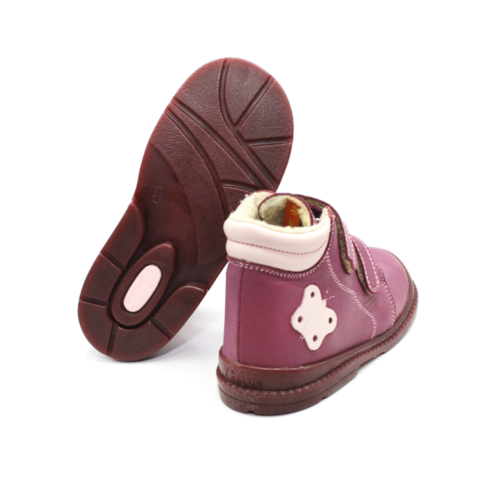 Pantofi supinați, căptușite, pentru fete, model cu fluture [4]