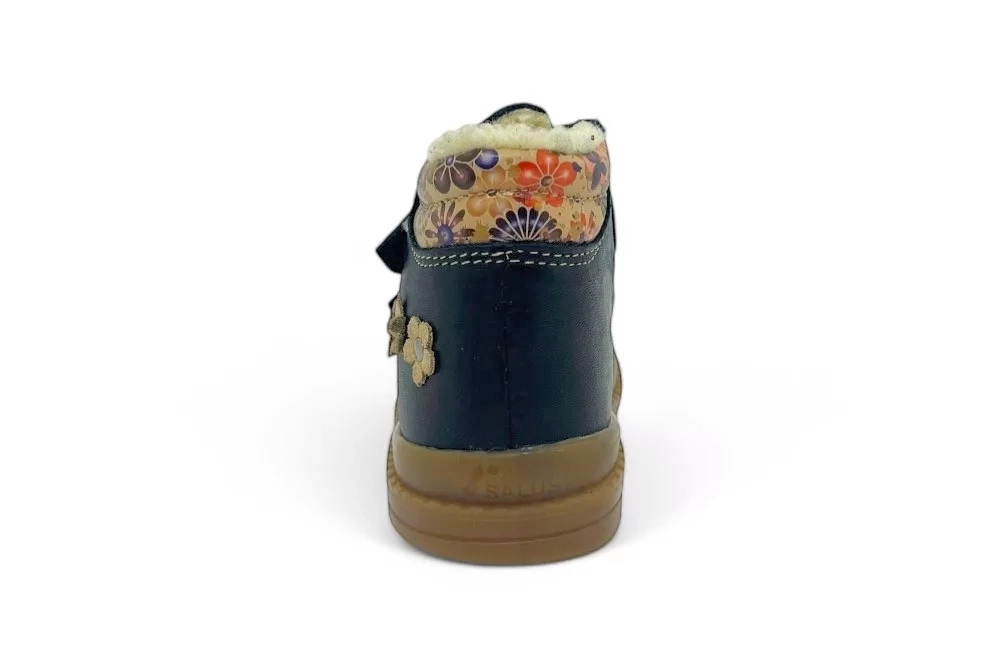 Pantofi supinați, căptușite, pentru fete, model cu floare [2]