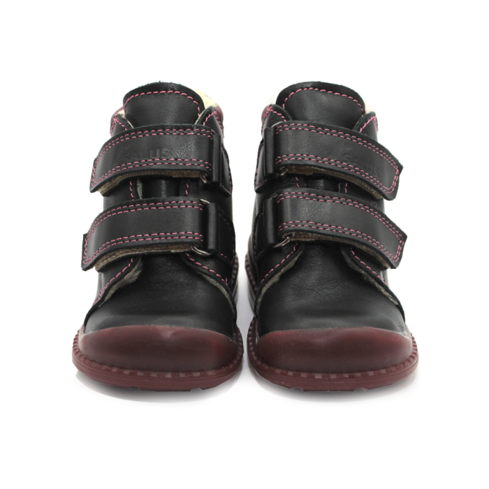 Pantofi supinați, căptușite, pentru fete, model cu buburuză [3]