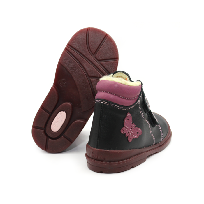 Pantofi supinați, căptușite, pentru fete, model cu fluture [4]