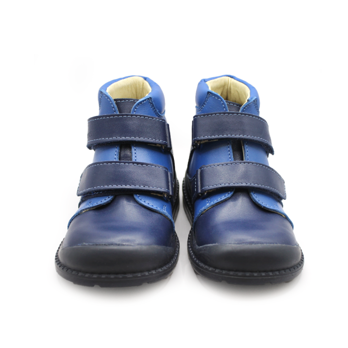 Pantofi supinați, cu scai, Premium Flexi, pentru băieți, model cu liliac [3]