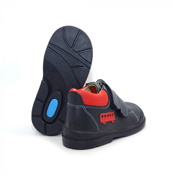 Pantofi supinați, cu scai, Premium Flexi, pentru băieți, model cu bus [4]