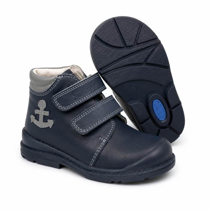 Pantofi supinați, pentru băieți, model cu ancoră [2]