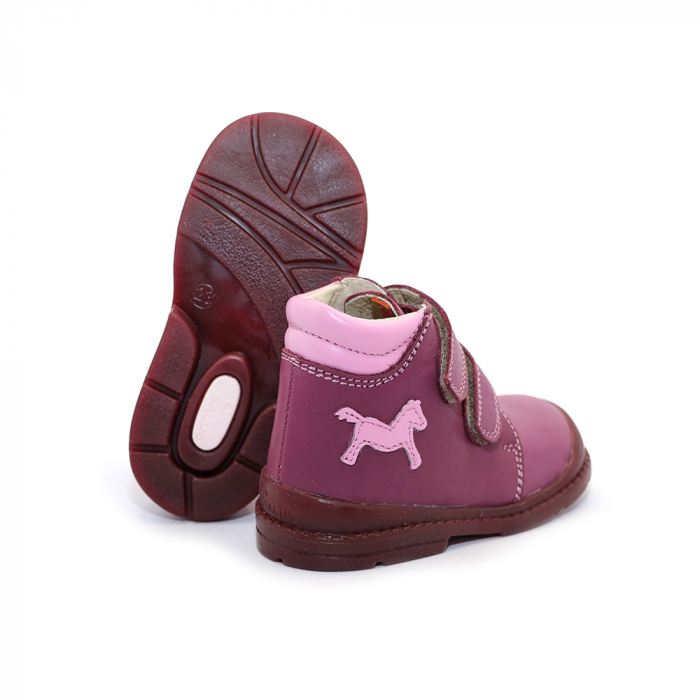 Pantofi supinați, Premium Flexi, pentru fete, model cu cal [4]
