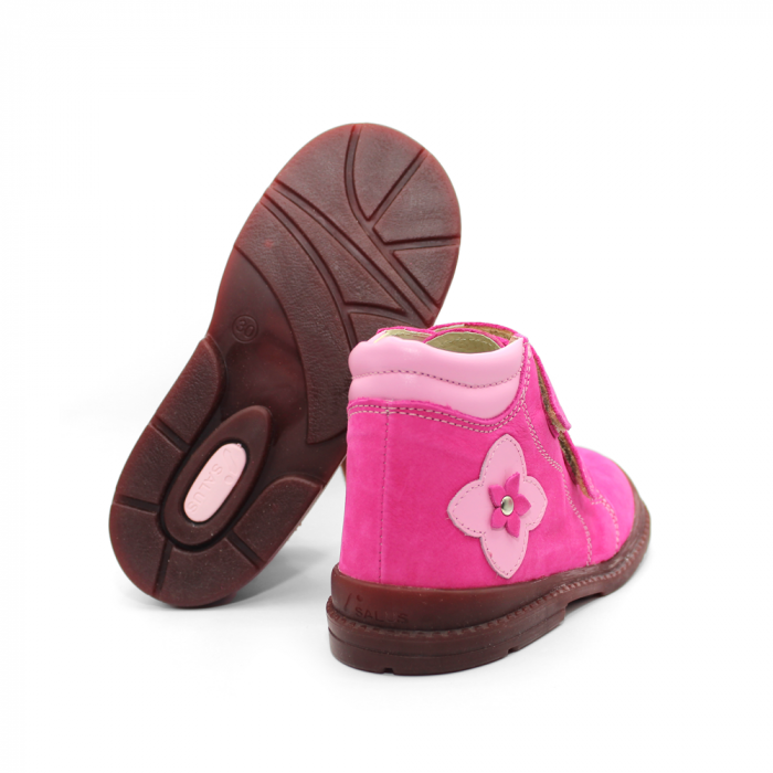 Pantofi supinați, Premium Flexi, pentru fete, model cu floare [4]