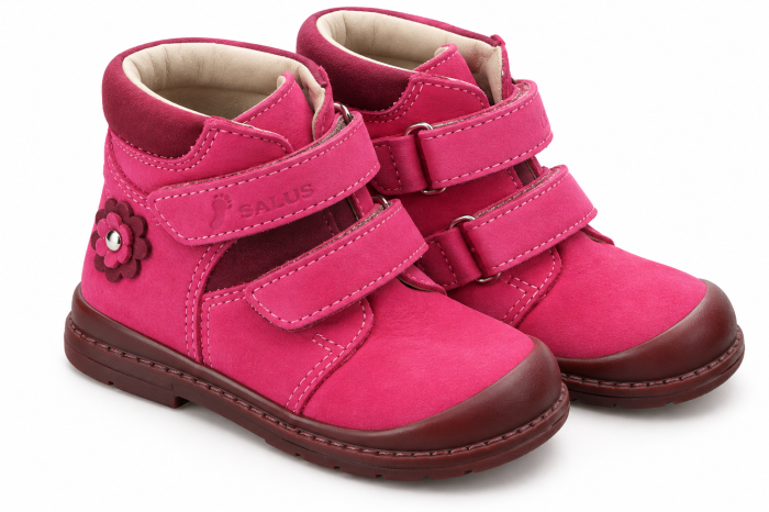 Pantofi supinați, Premium Flexi, pentru fete, model cu floare [2]