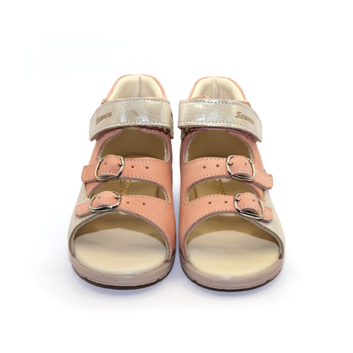 Sandale supinate, cu scai și cataramă, pentru fete, model cu unicorn [3]