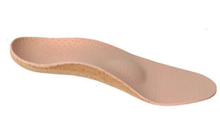 Tălpici/Branțuri ortopedice - Branț 29-30 cu suport plantar întărit, structură tip sandwich, Flexy Leather