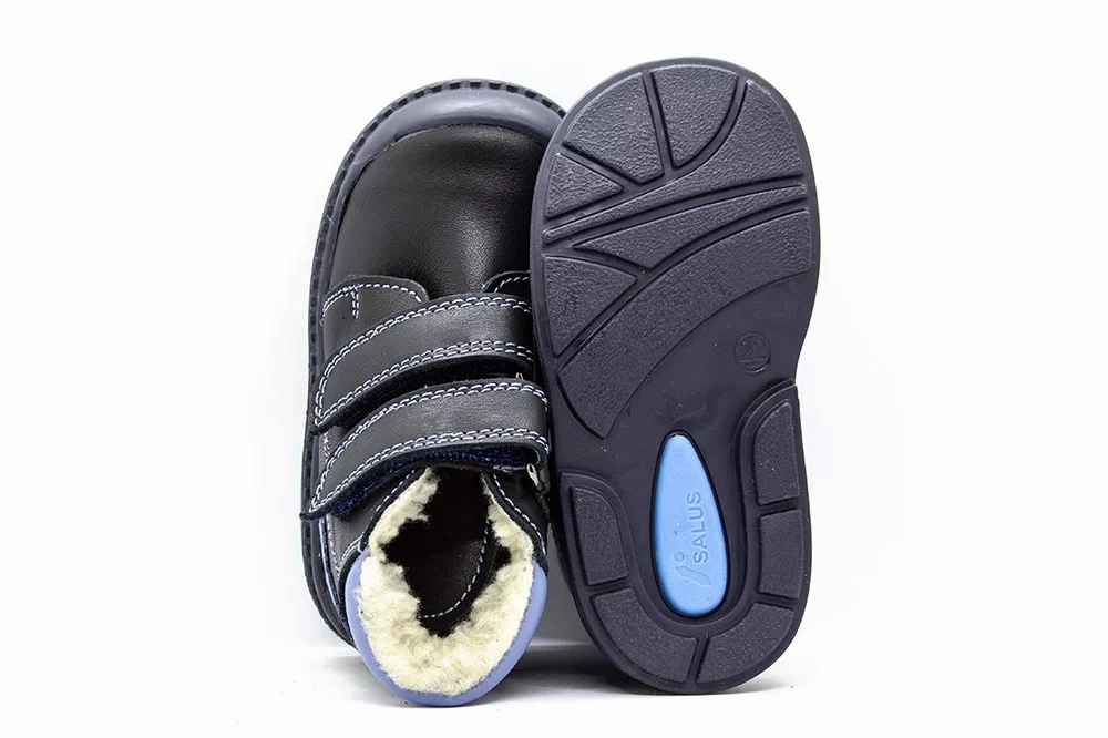 Pantofi supinați, căptușite, pentru băieți, model cu băţ [2]