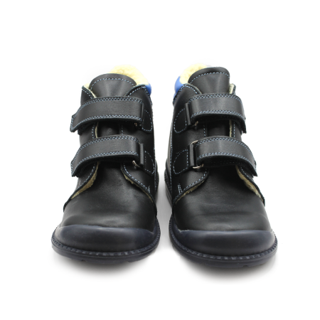 Pantofi supinați, căptușite, pentru băieți, model cu tractor [2]