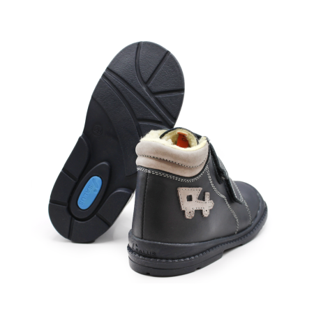 Pantofi supinați, căptușite, pentru băieți, model cu trenuleț [3]