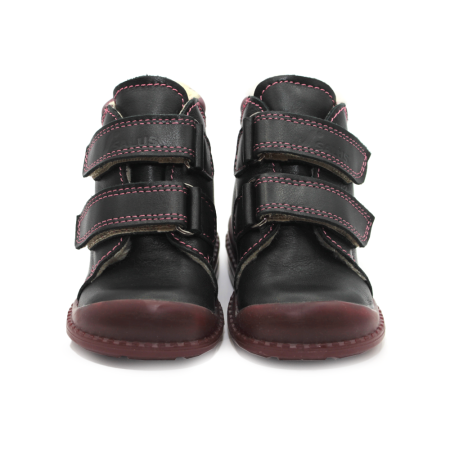 Pantofi supinați, căptușite, pentru fete, model cu buburuză [2]