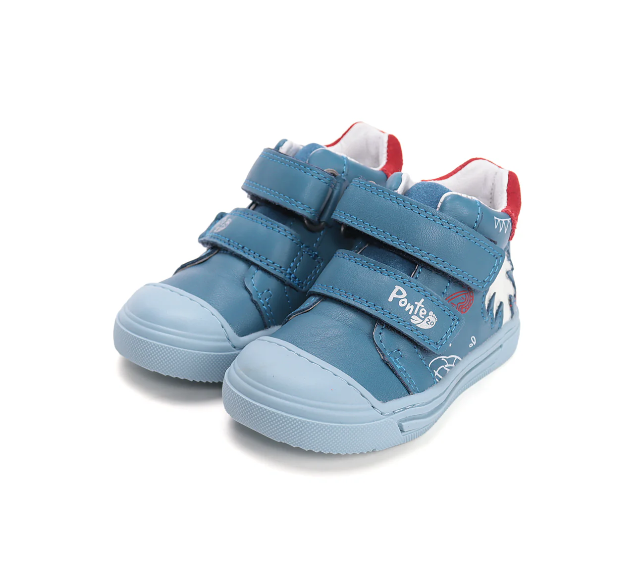 Pantofi supinați, cu scai, pentru băieți, model cu palmier [5]