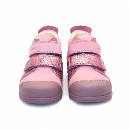 Pantofi supinați, cu scai, pentru fete, model cu floare [2]