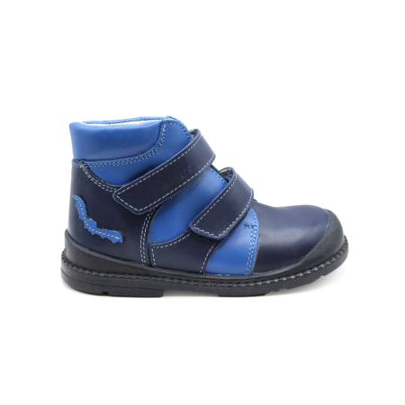 Pantofi - Pantofi supinați, cu scai, Premium Flexi, pentru băieți, model cu liliac