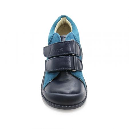 Pantofi supinați, cu scai, Premium Flexi, pentru băieți, model cu liliac [1]