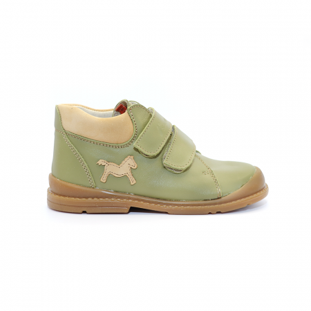 Pantofi - Pantofi supinați, cu scai, Premium Flexi, pentru băieți, cu model de cal