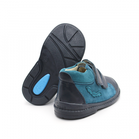 Pantofi supinați, cu scai, Premium Flexi, pentru băieți, model cu liliac [3]