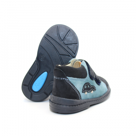 Pantofi supinați, cu scai, Premium Flexi, pentru băieți, model cu mașină [3]