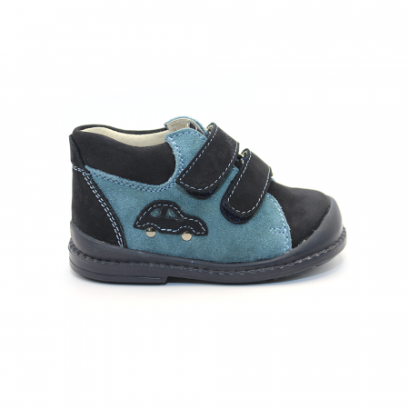 Pantofi - Pantofi supinați, cu scai, Premium Flexi, pentru băieți, model cu mașină
