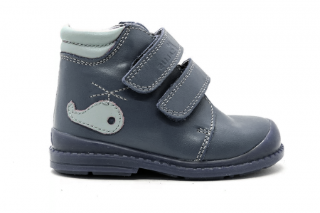 Pantofi - Pantofi supinați, cu scai, Premium Flexi, pentru băieți, model cu elicopter