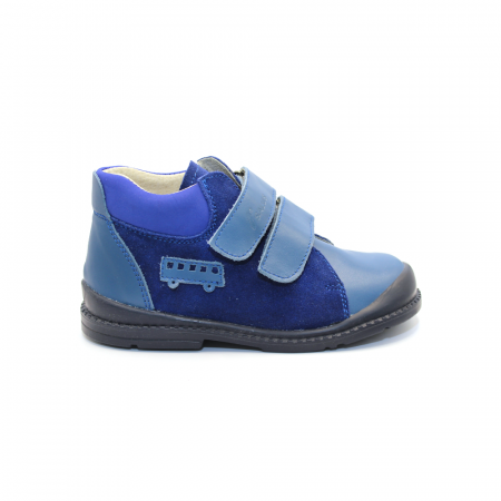 Pantofi - Pantofi supinați, cu scai, Premium Flexi, pentru băieți, model cu bus