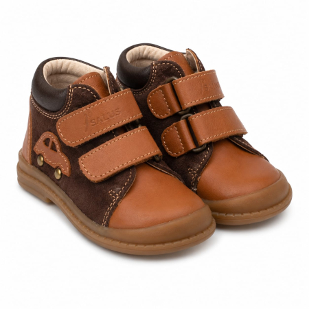 Pantofi supinați, pentru băieți, model cu mașină [2]