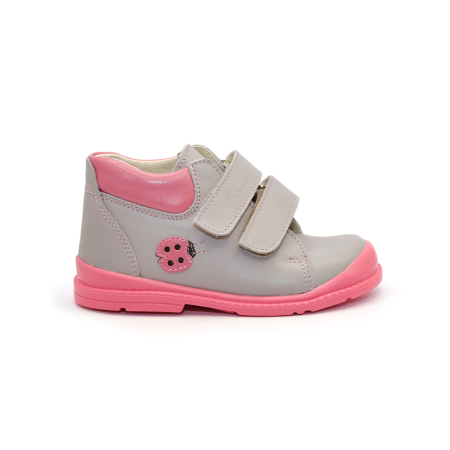 Încălțăminte Salus - Pantofi supinați, pentru fete, model cu buburuză