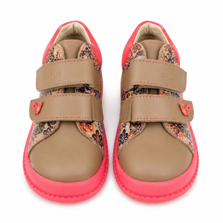 Pantofi supinați, pentru fete, model floral [1]