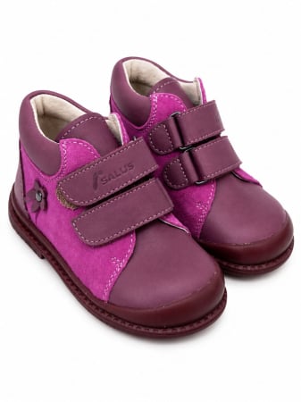 Încălțăminte Salus - Pantofi supinați, pentru fete, model cu floare