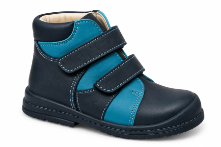 Pantofi - Pantofi supinați, Premium Flexi, pentru băieți, albastru