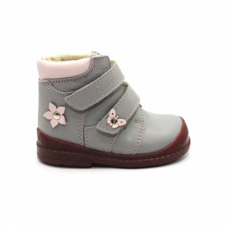 Încălțăminte Salus - Pantofi supinați, Premium Flexi, pentru fete, model cu floare