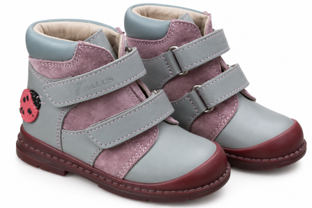 Pantofi supinați, Premium Flexi, pentru fete, model cu buburuză [1]