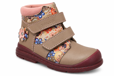 Încălțăminte Salus - Pantofi supinați, Premium Flexi, pentru fete, model floral