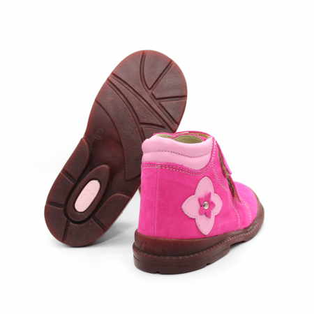 Pantofi supinați, Premium Flexi, pentru fete, model cu floare [3]