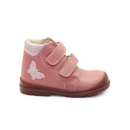 Pantofi - Pantofi supinați, Premium Flexi, pentru fete, model cu fluture