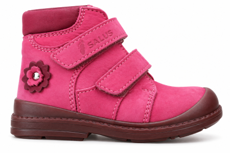 Pantofi - Pantofi supinați, Premium Flexi, pentru fete, model cu floare