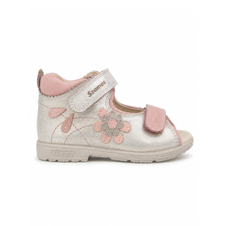 Sandale - Sandale supinate, cu scai, pentru fete, model cu foare