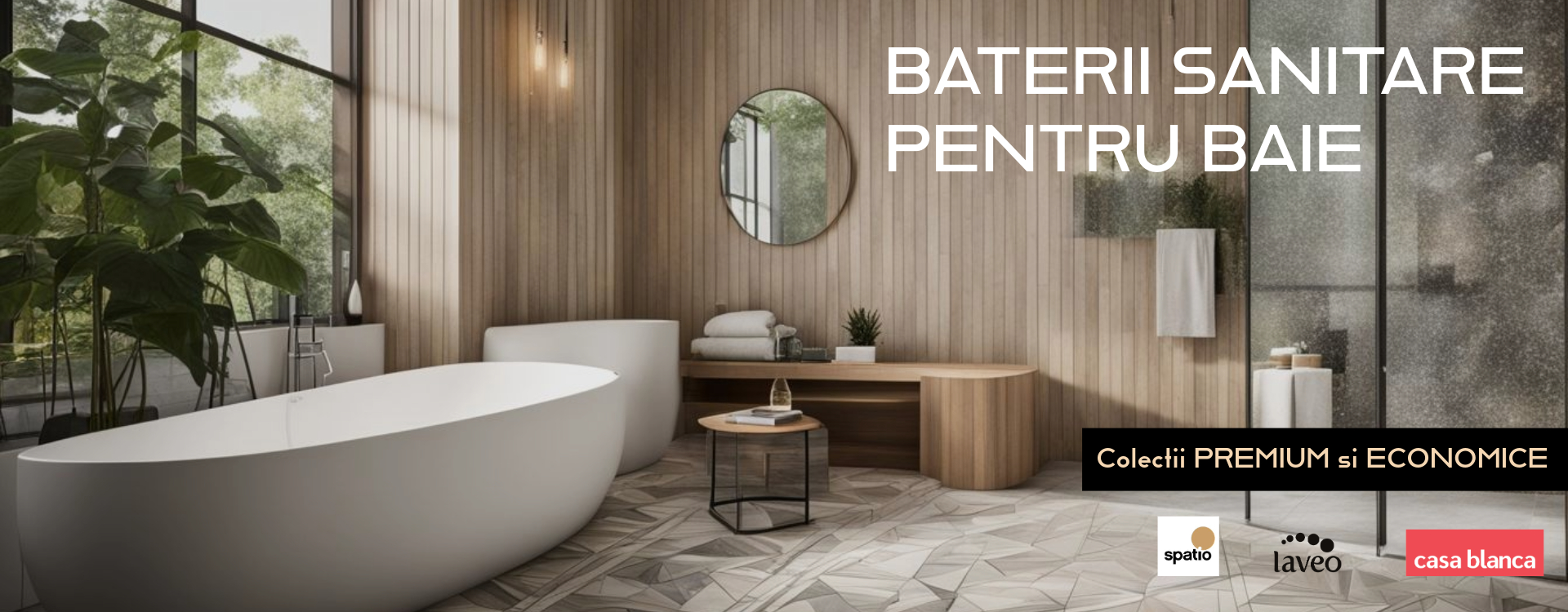 Baterii sanitare baie