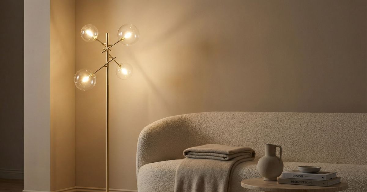 Lampadare de design: Cum transformi un colț gol din casă într-o zonă de interes vizual