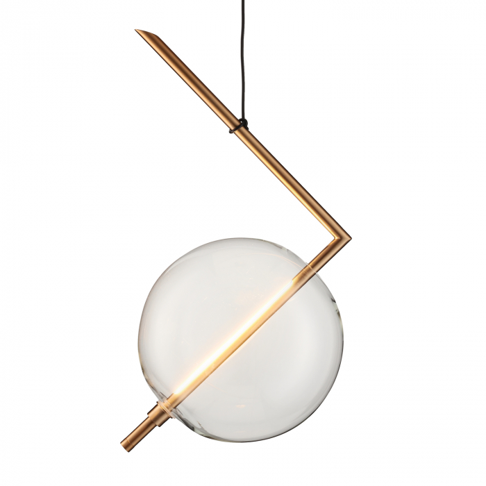 Pendul LED AMORE auriu, 24 cm - STEP INTO DESIGN [3]