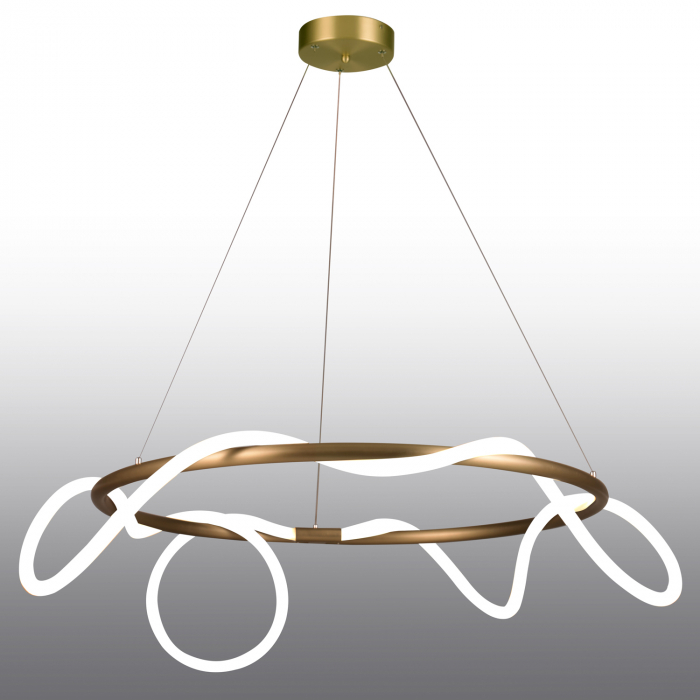 Lampa suspendata LED FANTASIA aurie, 3000k, 2720 lm, diametru 60 cm - STEP INTO DESIGN [3]