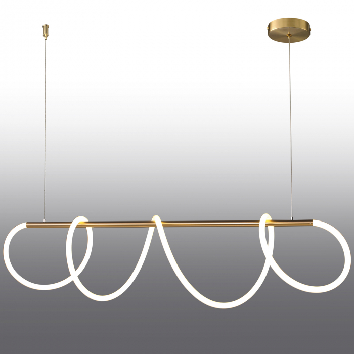 Lampa suspendata LED FANTASIA aurie, 3000k, 2800 lm, lungime 120 cm - STEP INTO DESIGN [2]