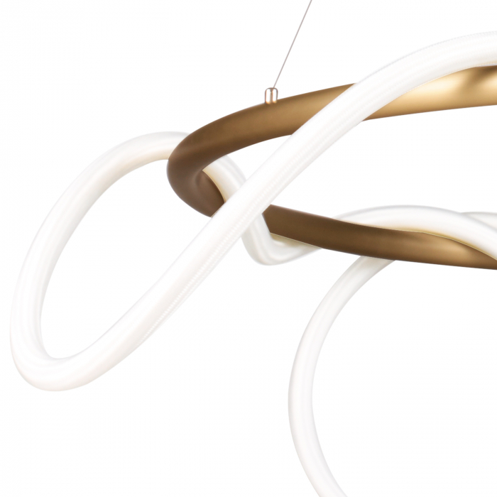Lampa suspendata LED FANTASIA aurie, 3000k, 2720 lm, diametru 60 cm - STEP INTO DESIGN [2]