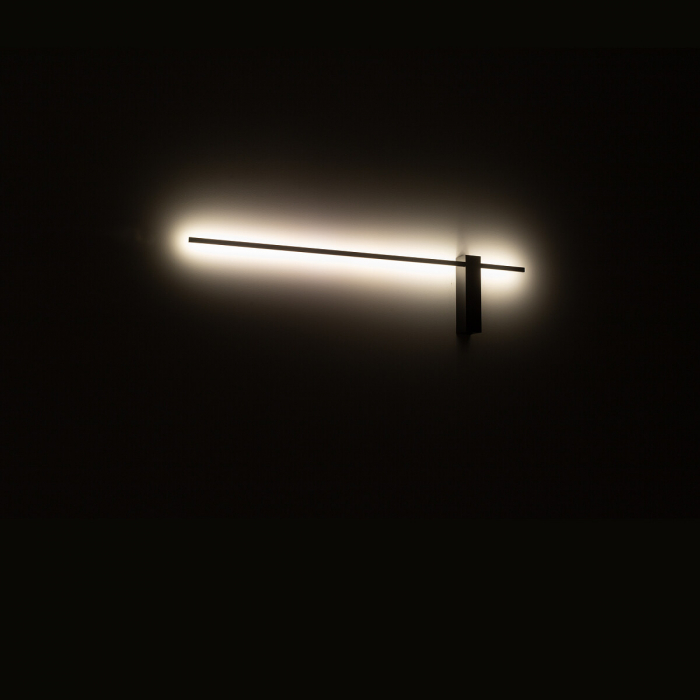 Aplica de perete LED MOTIVE M cu intrerupator, neagra, 3000K, 380 lm, lungime 80 cm - NOWODVORSKI [2]