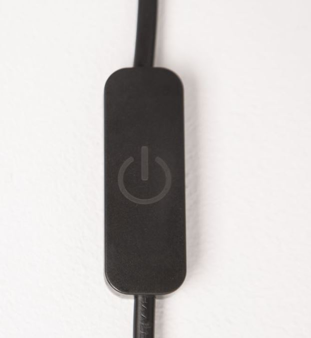 Aplica de perete LED RING cu intrerupator, neagra, 3000K, 1445 lm, diametru 79 cm - NOVA LUCE [5]