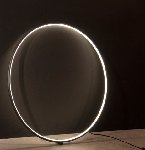 Aplica de perete LED RING cu intrerupator, neagra, 3000K, 1445 lm, diametru 79 cm - NOVA LUCE [6]